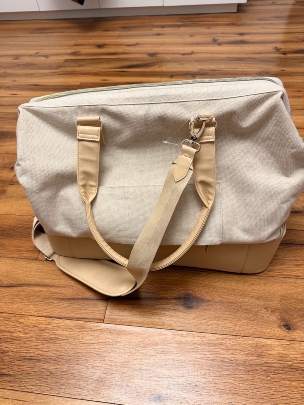 Beis The Weekender Bag Beige